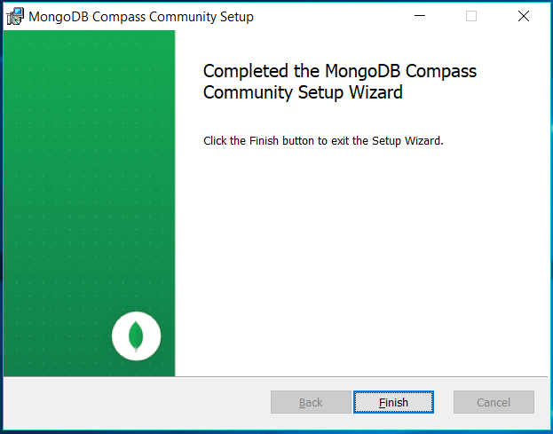 MongoDB Compass Installed MongoDB Compass Installed