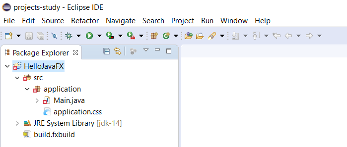 JavaFx - Eclipse - Project JavaFx - Eclipse - Project