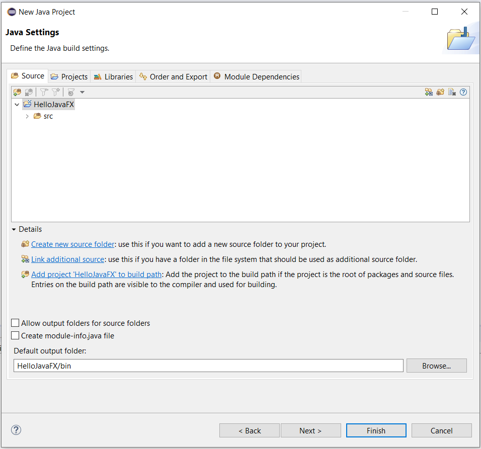 JavaFx - Eclipse - Configure Project JavaFx - Eclipse - Configure Project