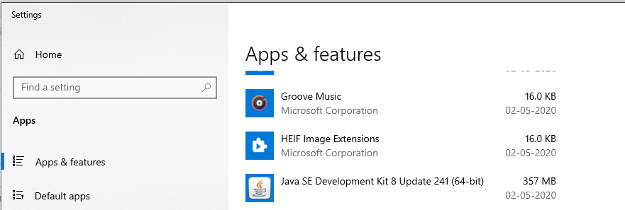 Uninstall Java - Windows - Uninstalled Uninstall Java - Windows - Uninstalled
