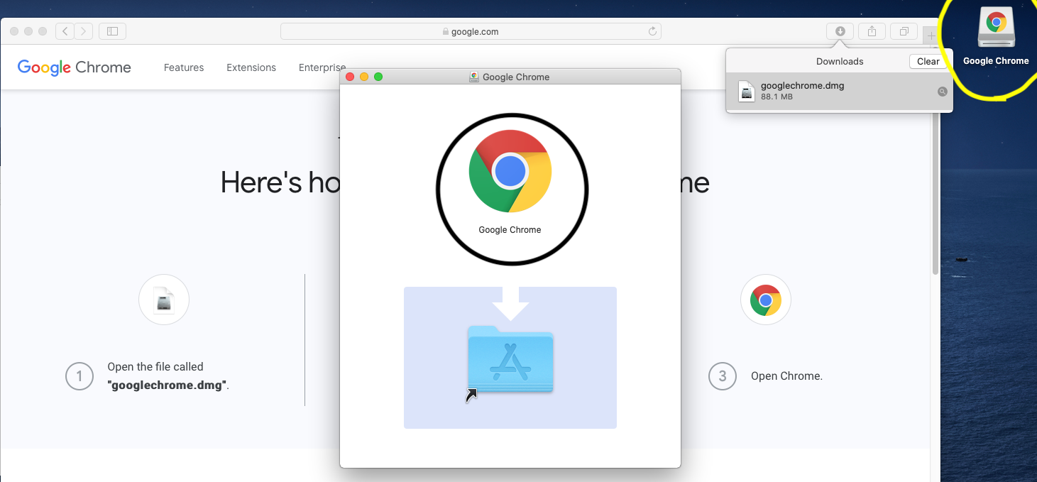 google chrome install mac
