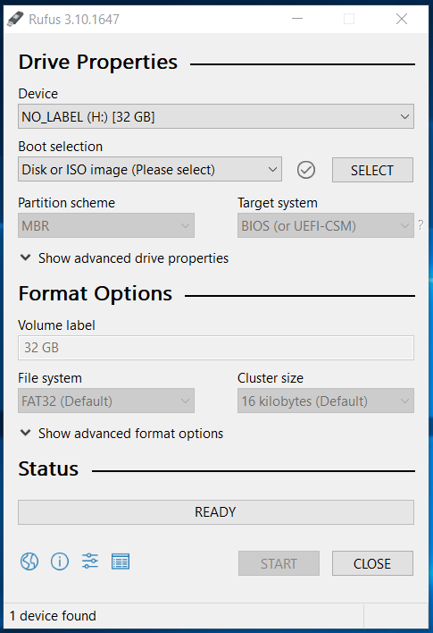 Create a bootable usb drive windows 7 rufus